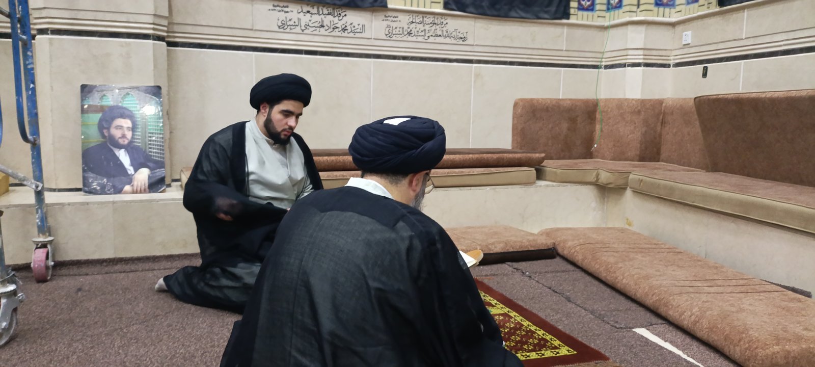 زيارة سماحة السيد مهدي الشيرازي ونجله السيد علي رضا