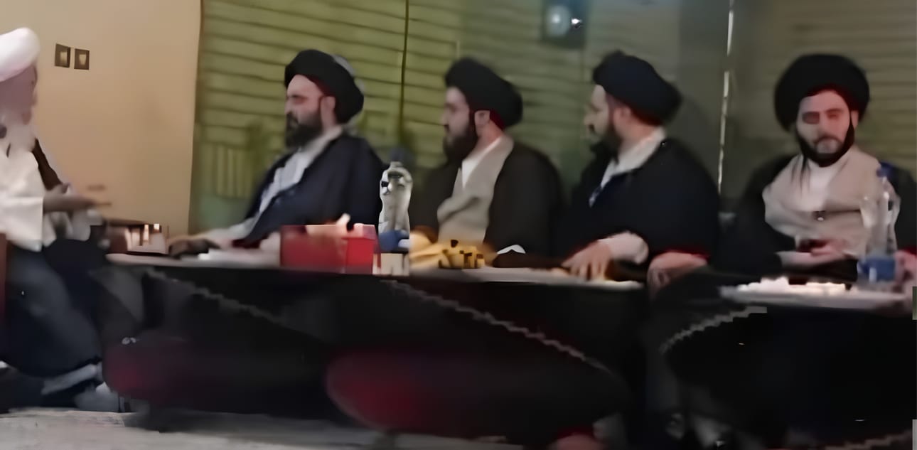 زيارة السيد مهدي الشيرازي للشيخ الفياض